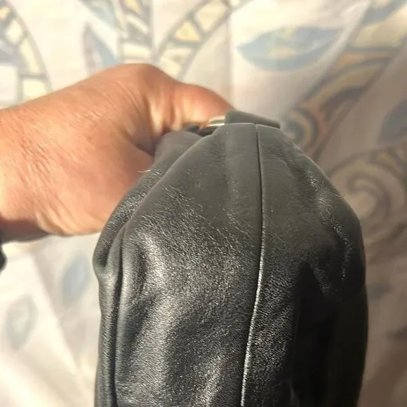 Coach Black Leather Ashley Satchel - GUC - Picture 3 of 10